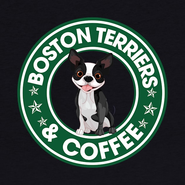 Boston Terriers And Coffee by ChristianCrecenzio